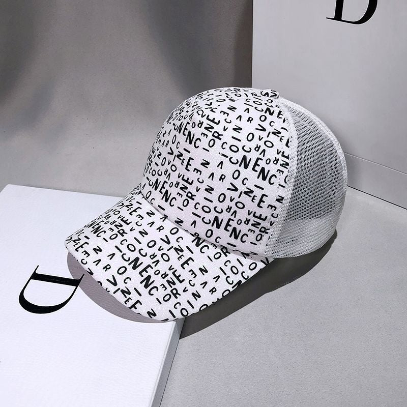 Mesh breathable baseball cap